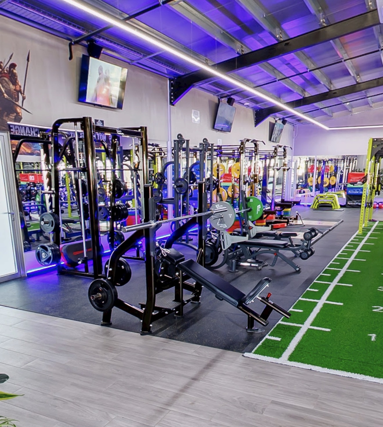 Functional & turf zone at VIP GYM Paralimni